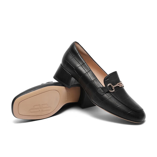 Belle Commuter Loafers Женщины овечья кожа тиснена