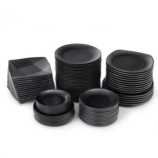 Metamine Table Varellez Assiette de salle à manger commerciale Snack Assiette chaude Restaurant Plat Plaque Barbelle Plaque barbecue Plaque barbecue Plate LJP1098 ONE PIEU