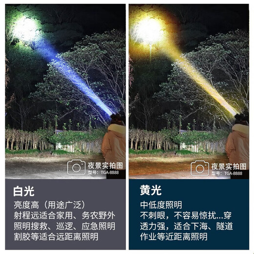 哲初头灯强光超长续航50000w防水60小时军户外专用超亮头戴式夜钓赶海 【旗舰版】超亮99万9900K顶配秒充款99时 抓知了猴专用灯钓鱼头灯户外强光超长续航100000