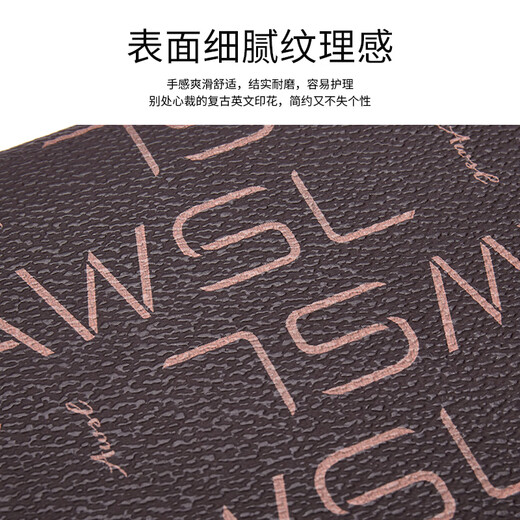 FXS卡包女士银行卡证件包多卡位大容量多功能时尚印花潮流轻薄百搭款 黑色
