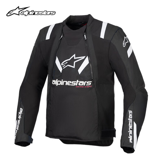Alpinestars T-STUNT aStar summer breathable motorcycle riding suit road sports ventilated jacket motorcycle suit rider suit black/red fluorescent/dark red 1365 M