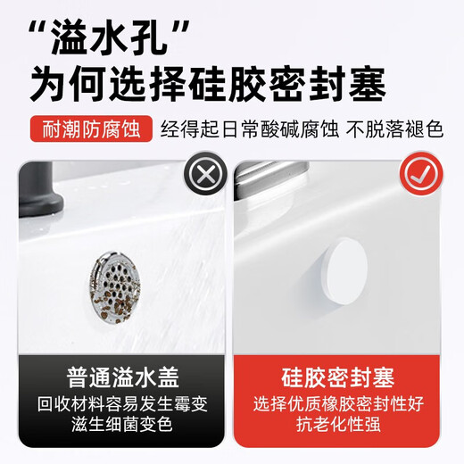 Okeqi washbasin overflow sealing cover washbasin side hole plug bathroom cabinet sink full water port round plug white rubber plug (5 pieces) Okeqi washbasin overflow sealing cover washbasin side hole plug bathroom cabinet sink full water port round plug white rubber plug (5 pieces)