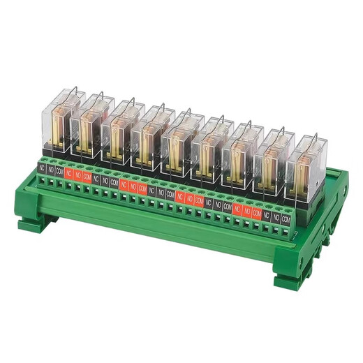 Omron relay module module 6-way 8-way control board DC12V/24V PNP/NPN universal G2R-2 32-way 2 open 2 closed G2R-2 DC12V