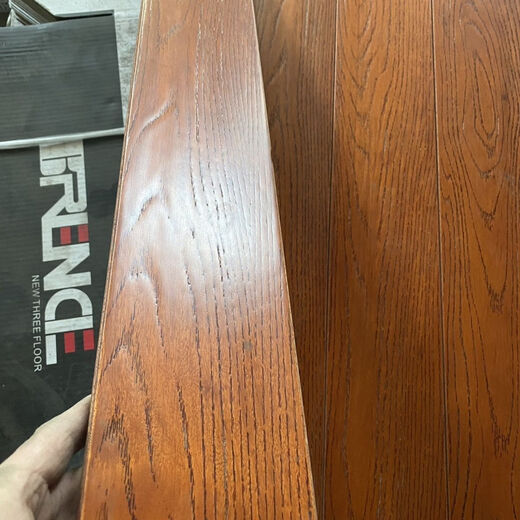 XMSJ pure solid wood log floor longan round bean treatment whole wood household bedroom environmentally friendly straight hair solid wood embossed 9202 1 square meter before shooting contact customer service