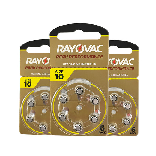 Xiwanbo Hörgeräte Retway Original Spezialzubehör Batterie P13P312 Taste P10 Elektronische P675 Zink Air Powerone P13 [1 Board 6 Teile]
