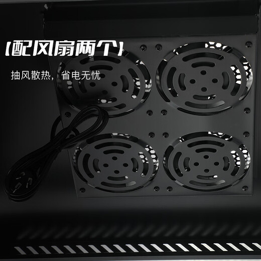 Totem Bodyguard 22U network server cabinet G3.6622.EA thickened steel 19-inch government and enterprise projects send Bull 8-port PDU free silk screen G3.6622 (600 width * 600 depth) 1.2 meters 22U