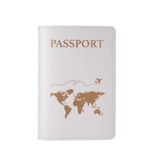 潮思汇2025护照皮革保护套商务多功能证件收纳出国旅行机票卡包套包 蓝色