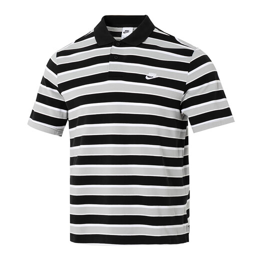 Nike (Nike) Camiseta de manga corta para hombres 2025 Summer NUEVA CAMISA DE POLO POLO POLO POLO COMINACIÓN COMINACIÓN ALIGO PURO MEDIA FN3897-010 CONDERIORES NEGRAS Y NEGRAS M.