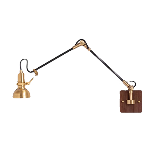 Zhongshuai retro Nordic all-copper bedside wall lamp, simple, fashionable, multi-functional universal creative industrial style lamp, multi-functional universal wall lamp + concealed wiring type