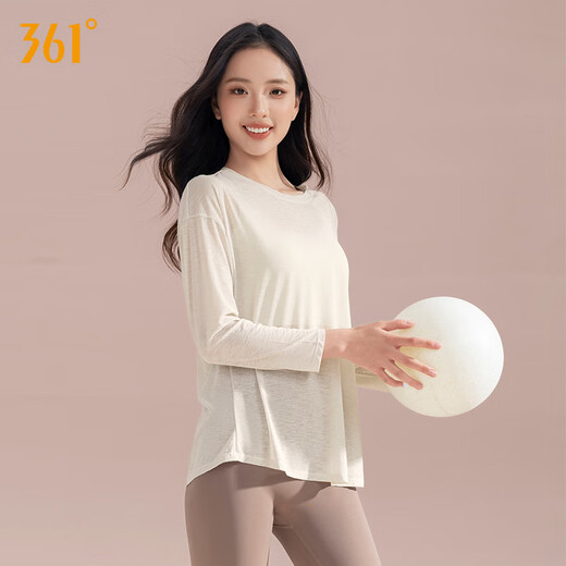 361 yoga wear women's thin sports top loose breathable long-sleeved blouse professional Pilates training fitness wear