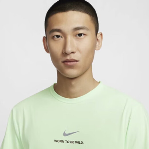 Nike (NIKE) short-sleeved men's summer new style breathable quick-drying running training T-shirt for men's sports and casual solid color top half-sleeved HF6169-376 XL /180/96A