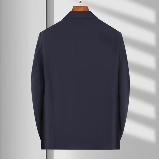 Antonio [Mulberry Silk] Luxury Luxury Leading Cadre en laine veste veste de revers pour hommes et veste d'automne bleu marine L (175 / 92A)