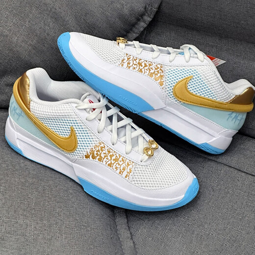 Nike (NIKE) official website official ship store men's shoes new style Morant 1st generation low-top sports casual shoes running shoes Dragon Year limited/Glacier Blue-FV1291-100 44.5