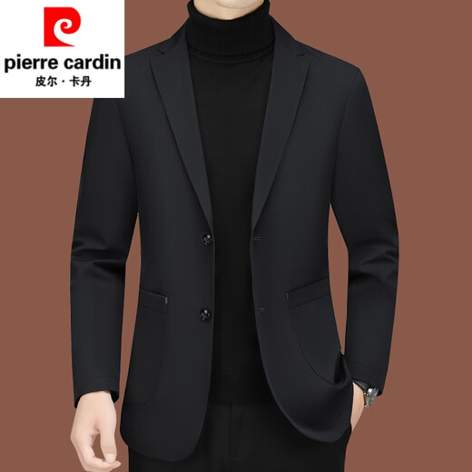 Pier Cardin Casual Suit Men 2025 Nouveau costume pour hommes Single d'âge moyen printemps et manteau d'automne Slim Dad Top 大类 ZJ9889 190 / 3XL