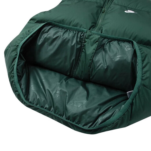 Nike (Nike) Baumwolljacke Weste Jacke Herren Winter Neue Sportswear im Freien im Freien und warme Weste Freizeitkomfort Top FB7374-323 Green XL