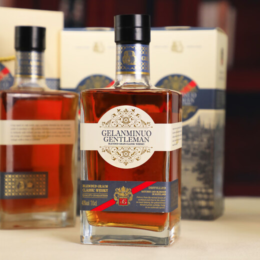 格兰米诺（Gelanminuo）绅士 威士忌 英国进口 40度 700ml*6瓶 整箱装