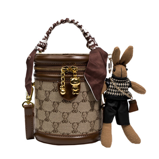 Siazella Bucket Bag маленькая сумка женский новый стиль 2024 модная женская сумка для женского кросса с одной плечой для девочек подарки на день рождения подарки для подруги хаки [подарочная коробка]