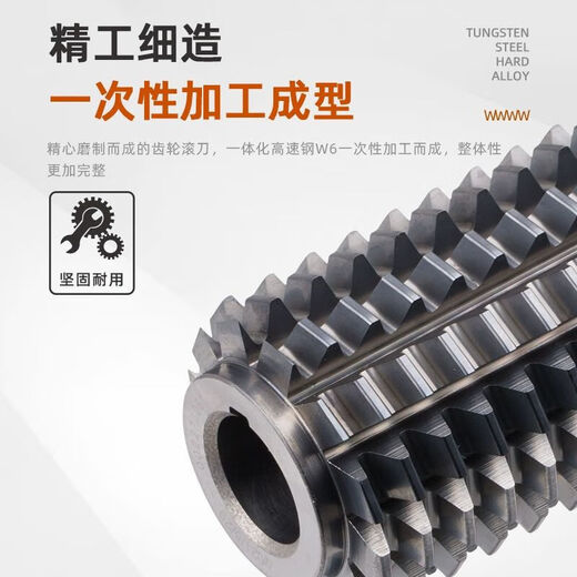 高速硬质合金滚刀硬钨钢齿轮滚刀小模数滚齿刀m0.15m0.2m2m1.25 M12532L3013