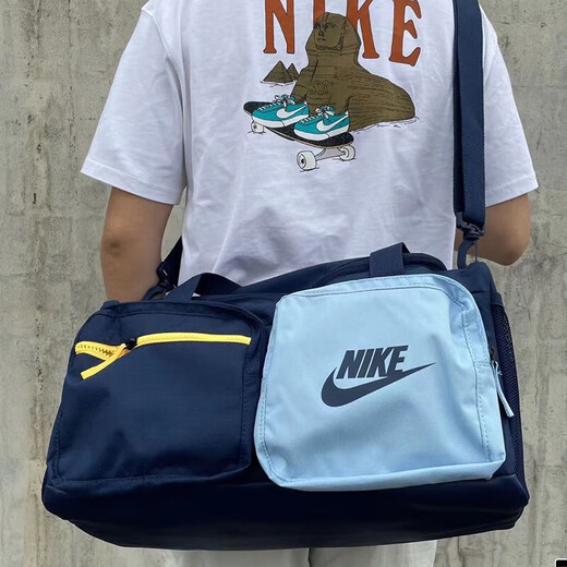 耐克（NIKE）手拎包男包女包秋季新款运动包训练健身包旅行包单肩包斜挎包 BA6169-410/24*47*22cm MISC