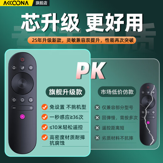 Accoona is suitable for Changhong TV universal remote control universal RIF300 RID850 RID840A RID810 RID800 RID100 RL78A RK60B RID820