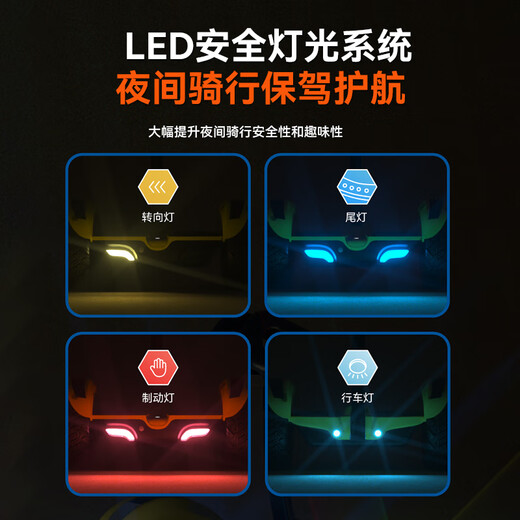 领奥电动儿童智能平衡车3-6-12岁体感10岁到15岁以上腿控成年人两轮自动手扶双轮定制款平行车 太子龙款粉【三控+越野炫光轮】