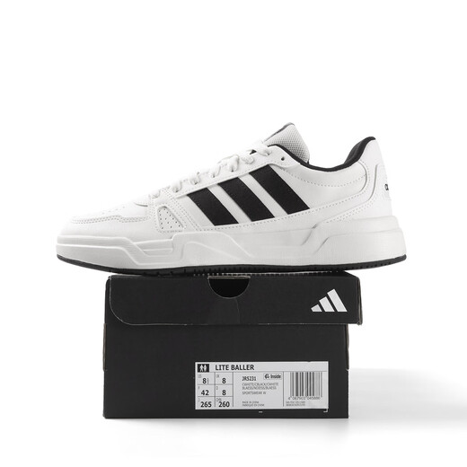 Adidas men's and women's shoes, casual sneakers, non-slip, durable, stylish, breathable, couple's white shoes