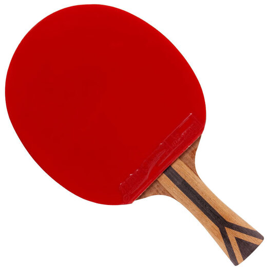 
Red Double Emotional Seven Star Table Tennis Racket Horizontal Competition Finished Single Shot Teak Face + Carbon 7-layer Offensive and Defense H7002 Ball