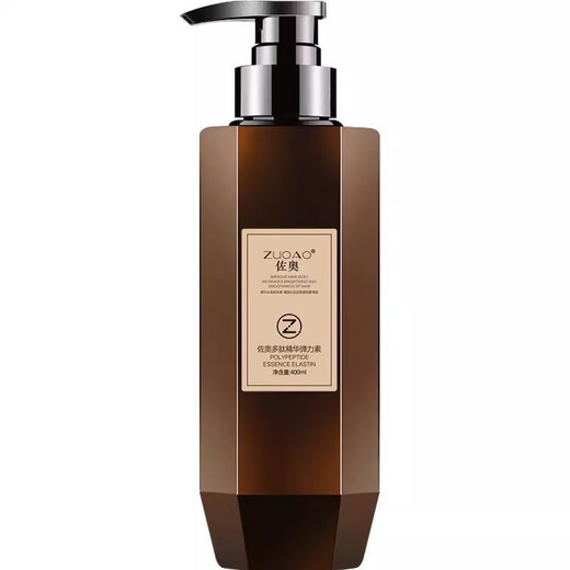 Zoao elastin for women's curly hair, special moisturizing and styling long-lasting gel cream, hair care essential oil, anti-frizz after perm, polypeptide essence elastin 400mL 2 bottles