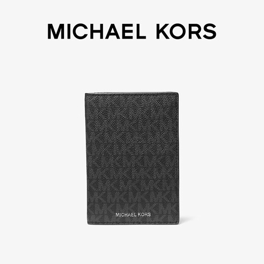 MICHAEL KORS迈克高仕 MK Gifting 男士老花手拿钱包卡包 黑色 001 NS