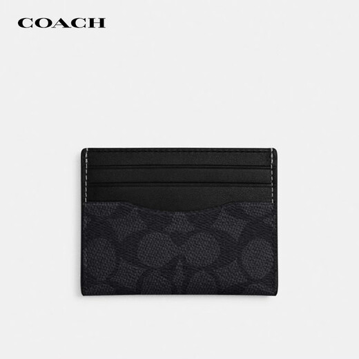 
CoaCH (COACH) Men's Luxury Black Coin Wallet Card Bag CW366MI5 [Brand Authorization] Gift for Boyfriend