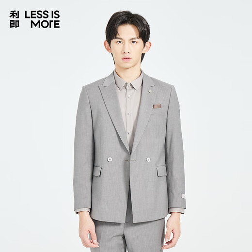 Lilang Light Fashion Men's Wool Suit Spring New Suit Suit Men's Youth Business Formal Two-piece Set Khaki 170A