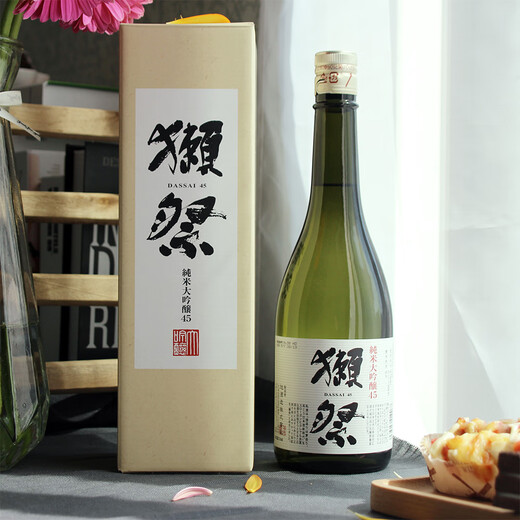 獭祭Dassai 45四割五分清酒  纯米大吟酿 日本进口 720ml礼盒款送礼