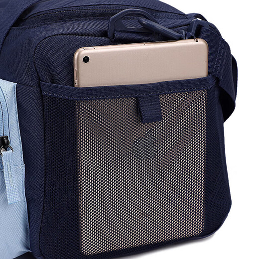 Nike (Nike) Bolsa de gimnasia Bolsa para hombres y mujeres 2025 Summer Nuevo entrenamiento de baloncesto deportivo Viaje Bag Bag Bag Bag Bag Ba6169-410/47*22*24 cm Los artículos reales en el mostrador prevalecerán