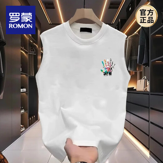 РОМОНСКИЙ КИТАЙСКИЙ СТИЛЬ ЧЕРНЫЙ МУЖНЫЙ ЖИЛЕТ 2025 Summer Wear Pure Cotton Lazy без рукавов.
