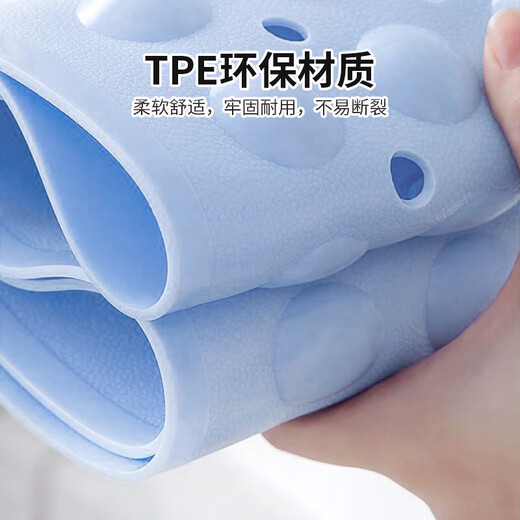 
Yierman Bathroom anti-slip mat Shower waterproof foot pad Bathroom anti-slip mat Massage Yunduo Blue 50*80cm