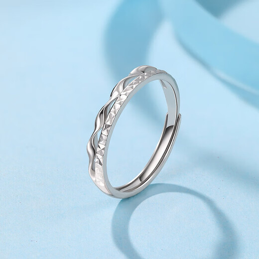 Liuguifu Jewelry Platinum Ring Möbius Band PT950 Platinum Living Platinum Ring PT0100039 2.1g