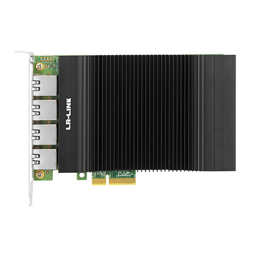 LR-LINK Lianrui 2.5G network card PCIe four-port 2.5G Ethernet network adapter (based on Intel I226 main control) data transmission network card (full-high four-port 2.5G network card) LRES1056PT