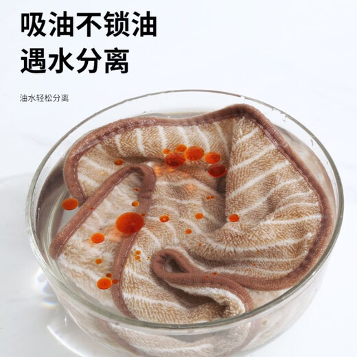 Kitchen rag, household absorbent towel, tablecloth, household supplies, cleaning dishcloth, medium size 6 pack 25*25cm