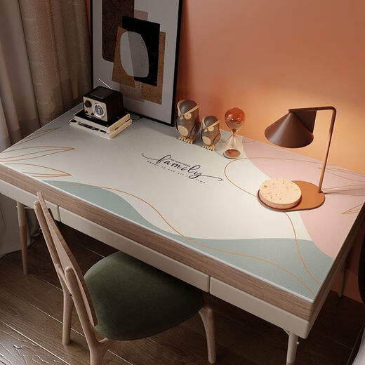 Xinlin desk mat ins style desk tablecloth pvc waterproof and oil-proof student study desk mat dressing table desktop protection mat Nishang Liuying Yiwijing 60x140CM good-looking, easy to use and easy to care for