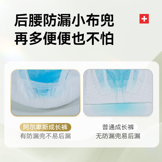 bibi阿尔卑斯系列婴儿纸尿裤尿不湿防后漏超薄干爽拉拉裤夏日夏天透气 拉拉裤XXXL码3片