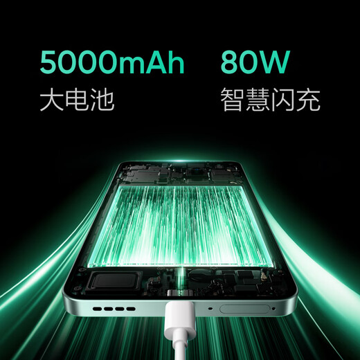 realme 13 Pro 8+256GB large storage Xuanwu Black E-sports eye protection straight screen 80W smart flash charging Tempered VC liquid cooling Smart waterproof photo mobile phone