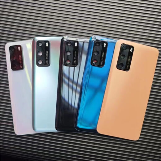 LZQLY is suitable for Huawei p40 glass back cover P40pro back shell battery cover rear screen shell back cover glass p40pro back cover silver free tool backing adhesive