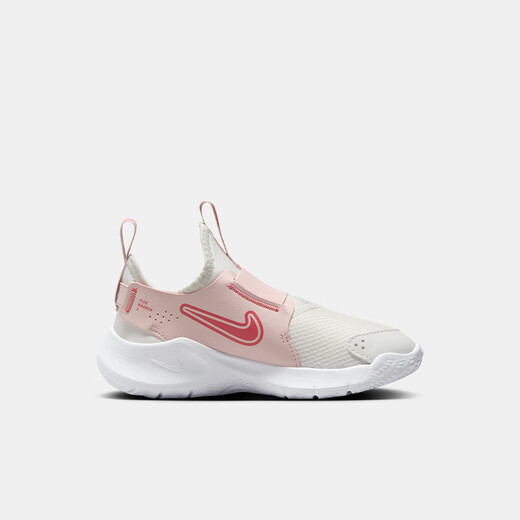 NIKE 耐克男女童易穿脱运动鞋FLEX RUNNER 4儿童一脚蹬休闲公路跑鞋 FN1449-104 29.5 【建议脚长18cm】