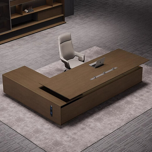 Yan Xie Chengge (YARXCHEG) simple high-end president desk desk boss desk modern light luxury chairman executive desk office desk and chair combination 2.0 meters boss desk