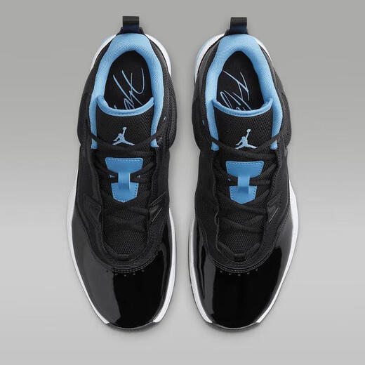 Jordan Jordan's New Stay Loyal 3 Serie 3 Shoes de baloncesto masculino Cachonamiento de aire Colterio de choque Rebound desgaste Resistente cómodo zapatos deportivos Black/White/College Blue FB1396-004 45.5