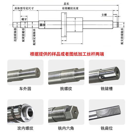 HIWIN ball screw nut original screw set FS I C W T DFSH EW screw single nut R20-10K3-FSC-0.05 fit