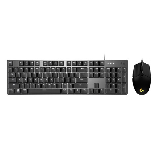 罗技（Logitech）K845机械键盘 有线游戏电竞机械键盘 104键全尺寸 电脑办公键鼠套装 K845(茶轴)+G102