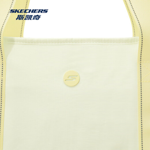 斯凯奇（Skechers）男女单肩包优质防泼水休闲瑜伽运动包时尚百搭斜挎包 嫩黄色/04FS 均码