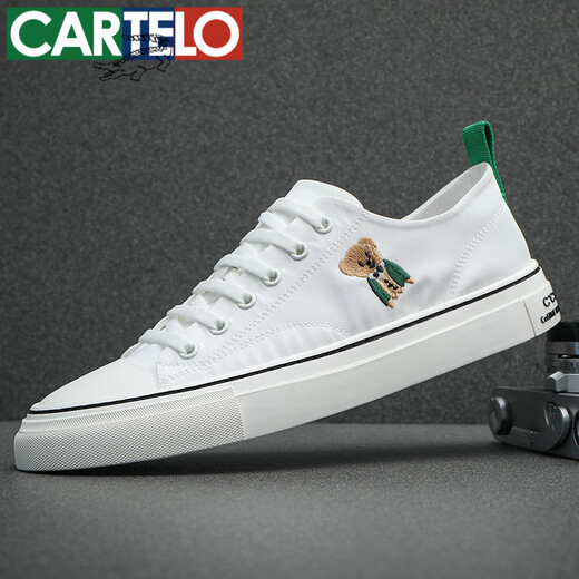 Cartelo Tolevas Chaussures Men's Summer 2025 Nouvelles chaussures de tissu de soie de glace pour hommes Chaussures de planche décontractées Solide Solide Bouchable Chaussures blanches Black Men Black 43