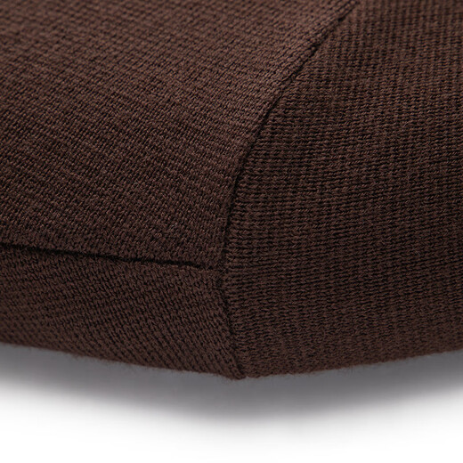 Qipai high-end series men's lapel sweater spring and summer fashion casual chest patch pocket wool cardigan Coffee L (175)